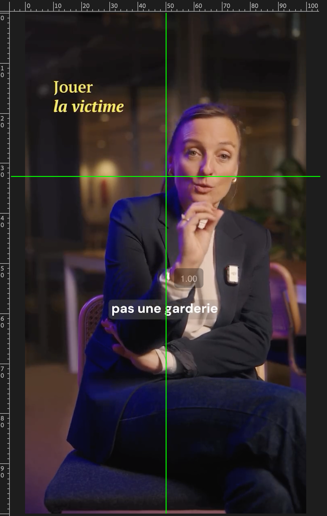 33% vertical alignment